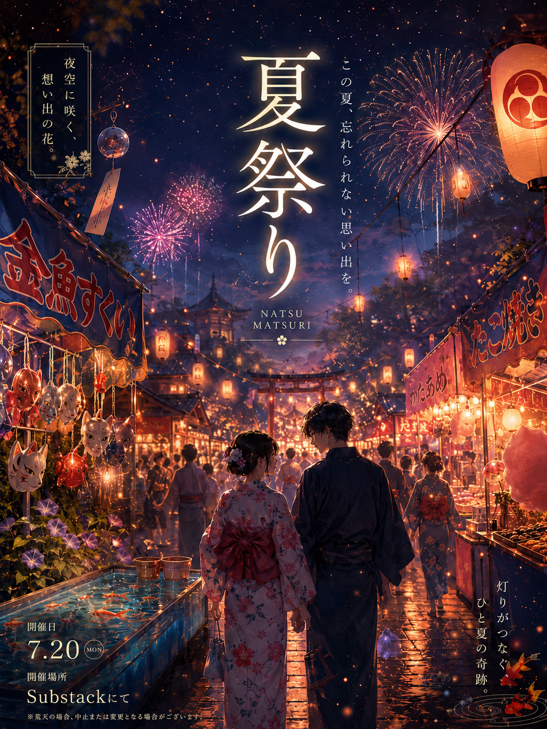 投稿: 夏祭りポスター