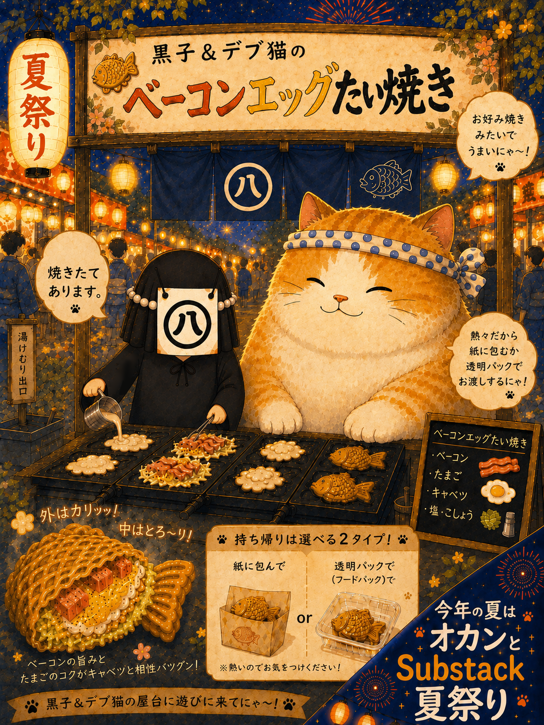 投稿: ベーコンエッグたい焼き!